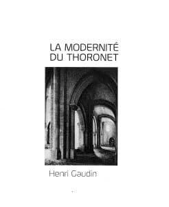 La Modernité du Thoronet