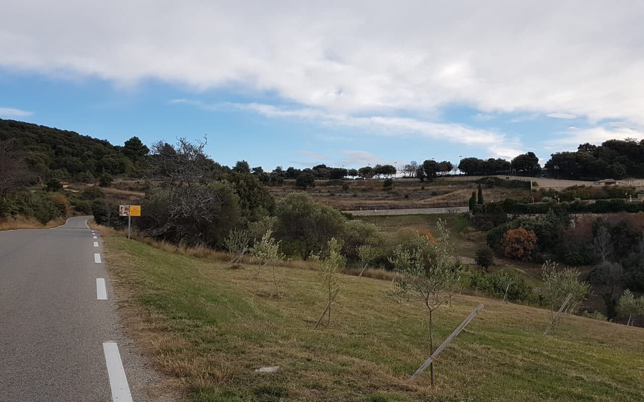 Vue sur le village de Baudinard