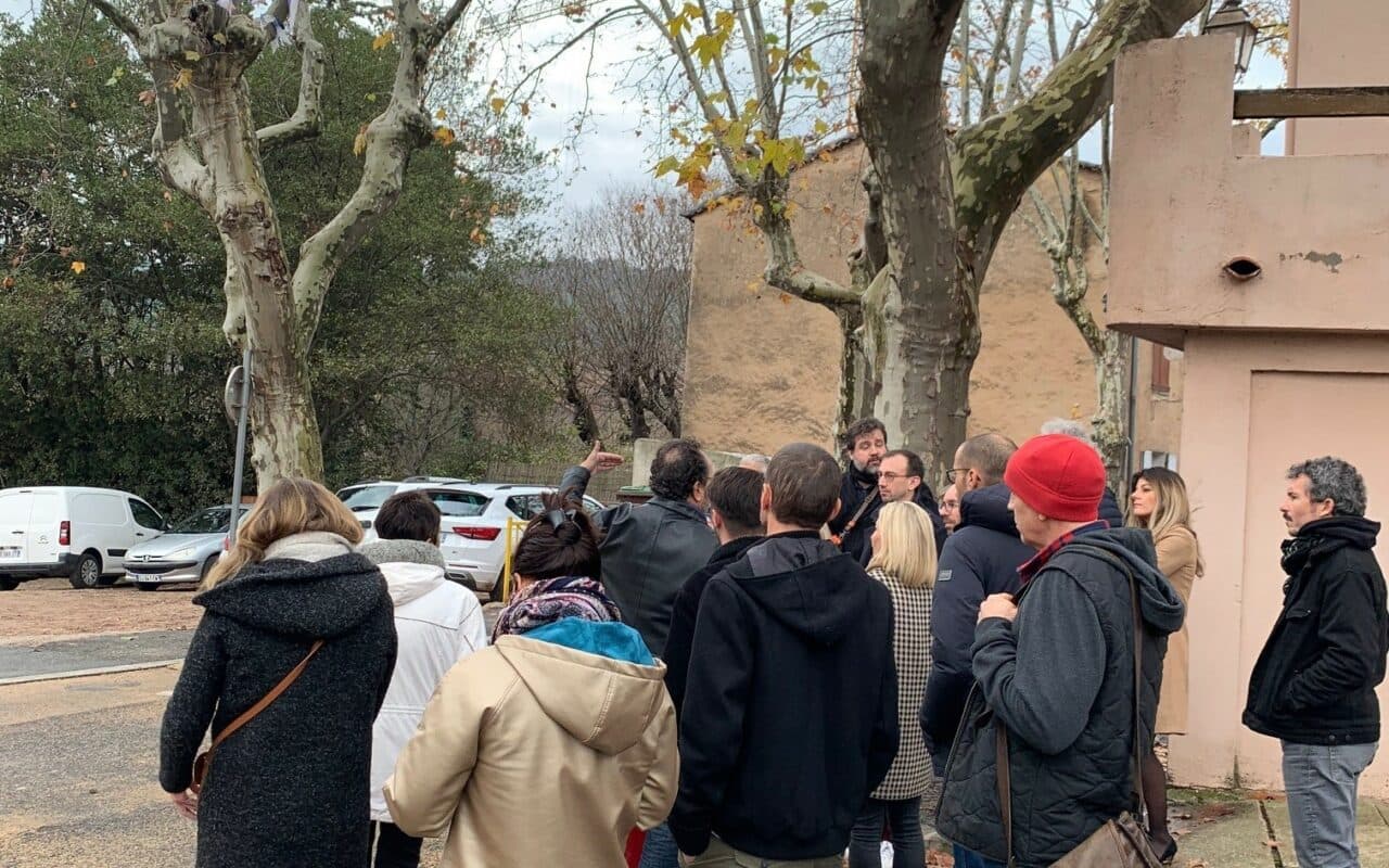Le CAUE Var a proposé aux participants de visiter trois sites où des opérations de densification sont en cours.