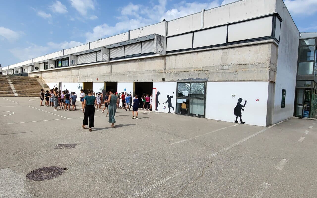 Ecole de saint Maximin dans le cadre des cours jardins