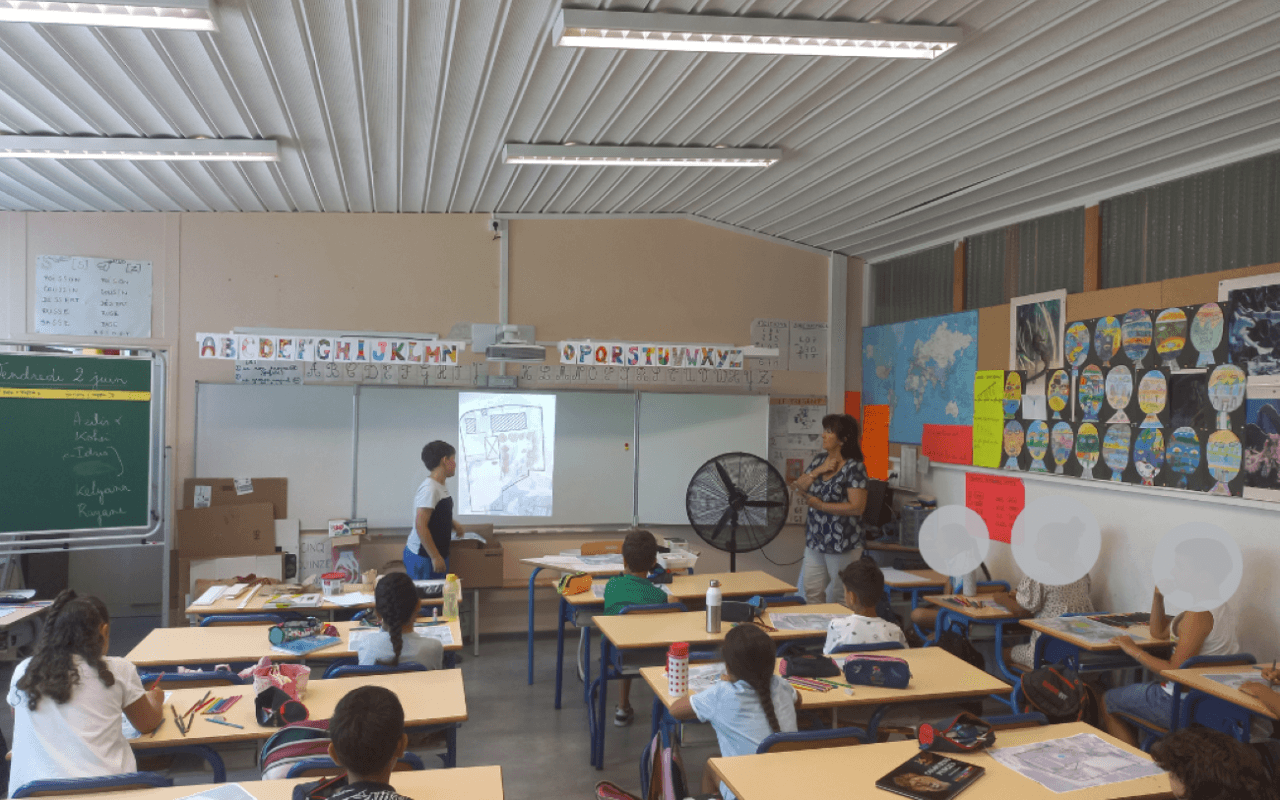 Intervention à l'école du Fort Sainte-Catherine